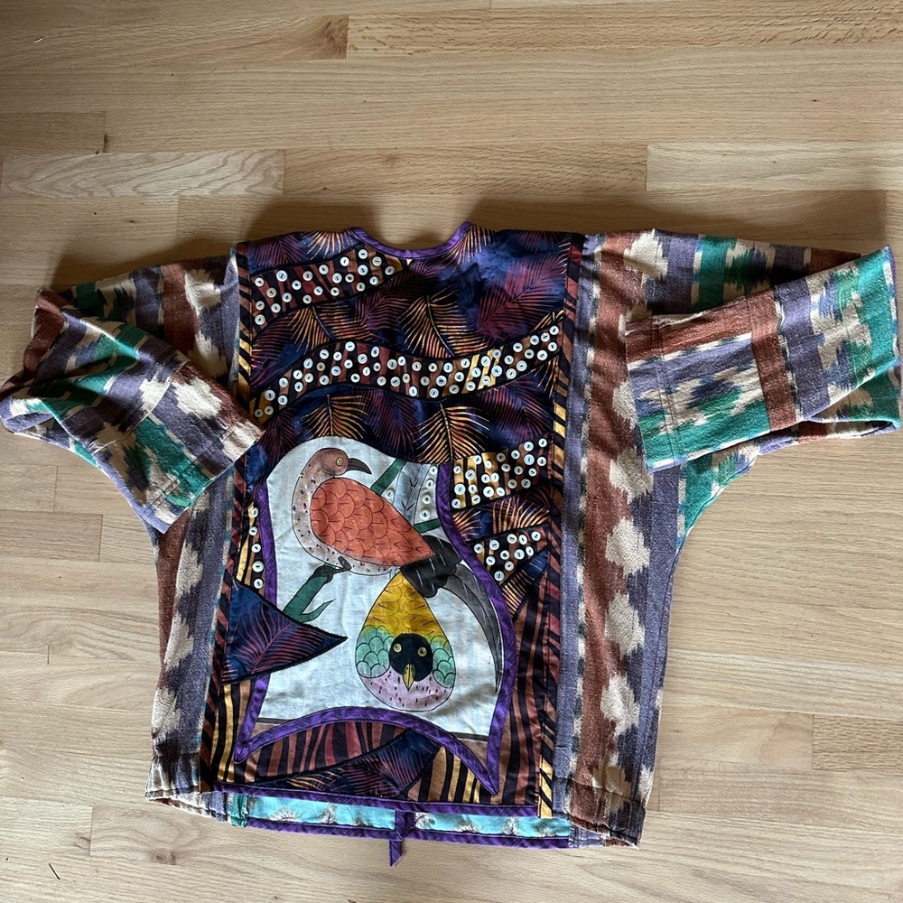 Exquisite handmade quilted jacket, excellent condition - Picture 4 of 12